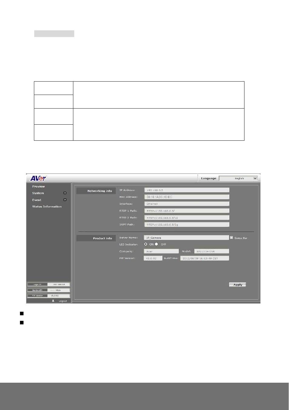 AVer SF2111H-DVR user manual User Manual | Page 66 / 74