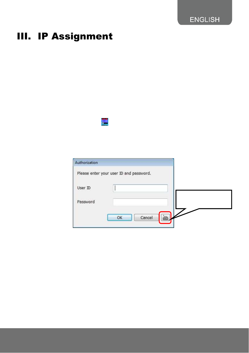 Iii. ip assignment | AVer SF2111H series quick guide User Manual | Page 23 / 35
