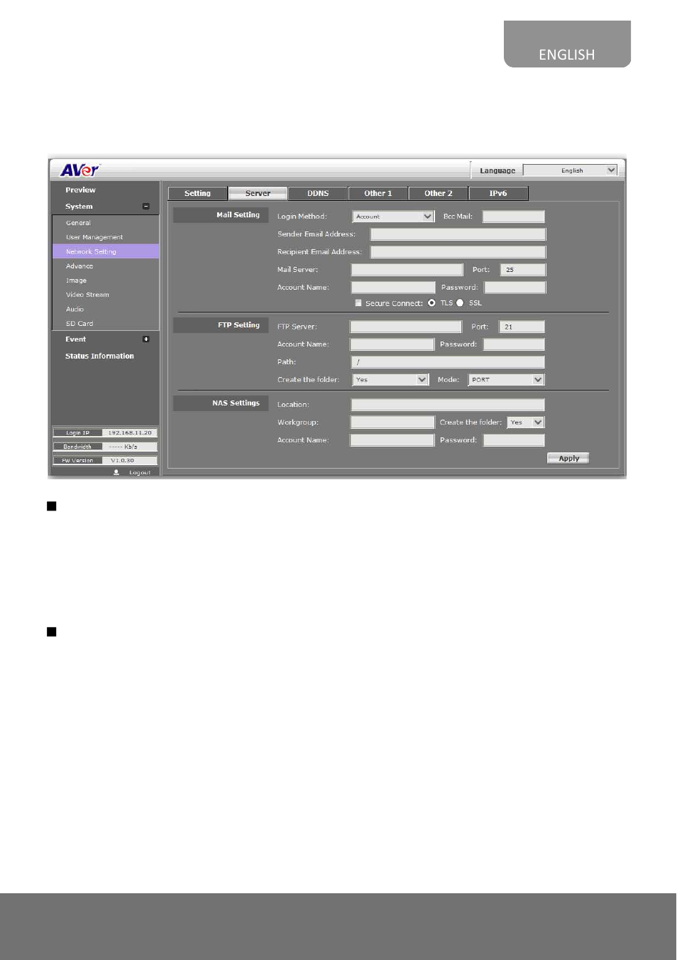 AVer FV1306 user manual User Manual | Page 35 / 76