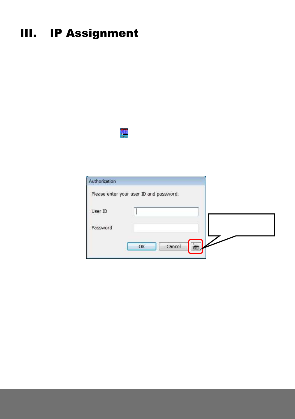 Iii. ip assignment | AVer FV2006 quick guide User Manual | Page 10 / 20