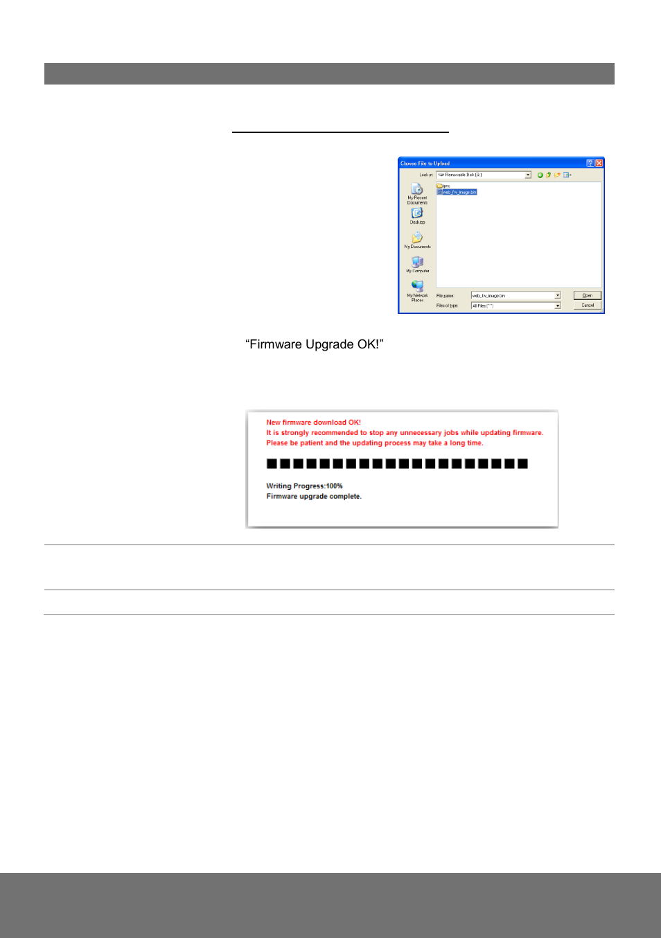 Pgrade the, Amera, Irmware | AVer FV2006-1 user manual User Manual | Page 30 / 78