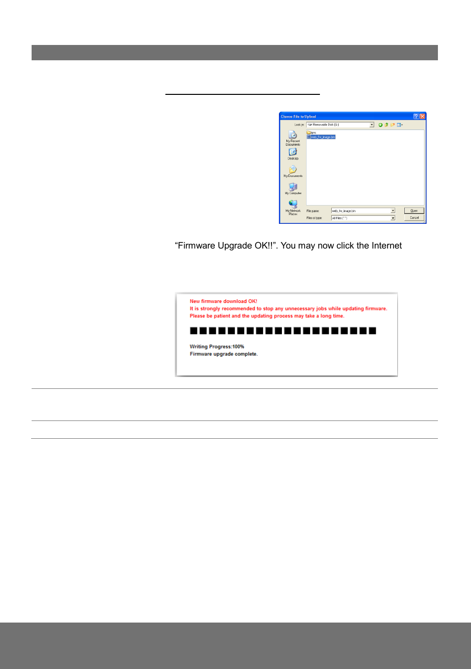 To upgrade the ip camera firmware | AVer FD1020 user manual User Manual | Page 34 / 79