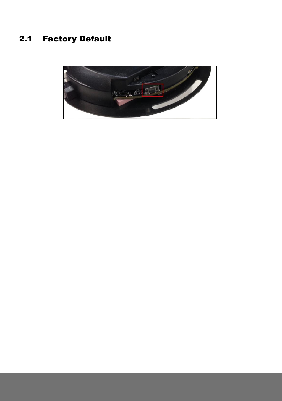 Factory default, 1 factory default | AVer FD1020 quick guide User Manual | Page 11 / 24