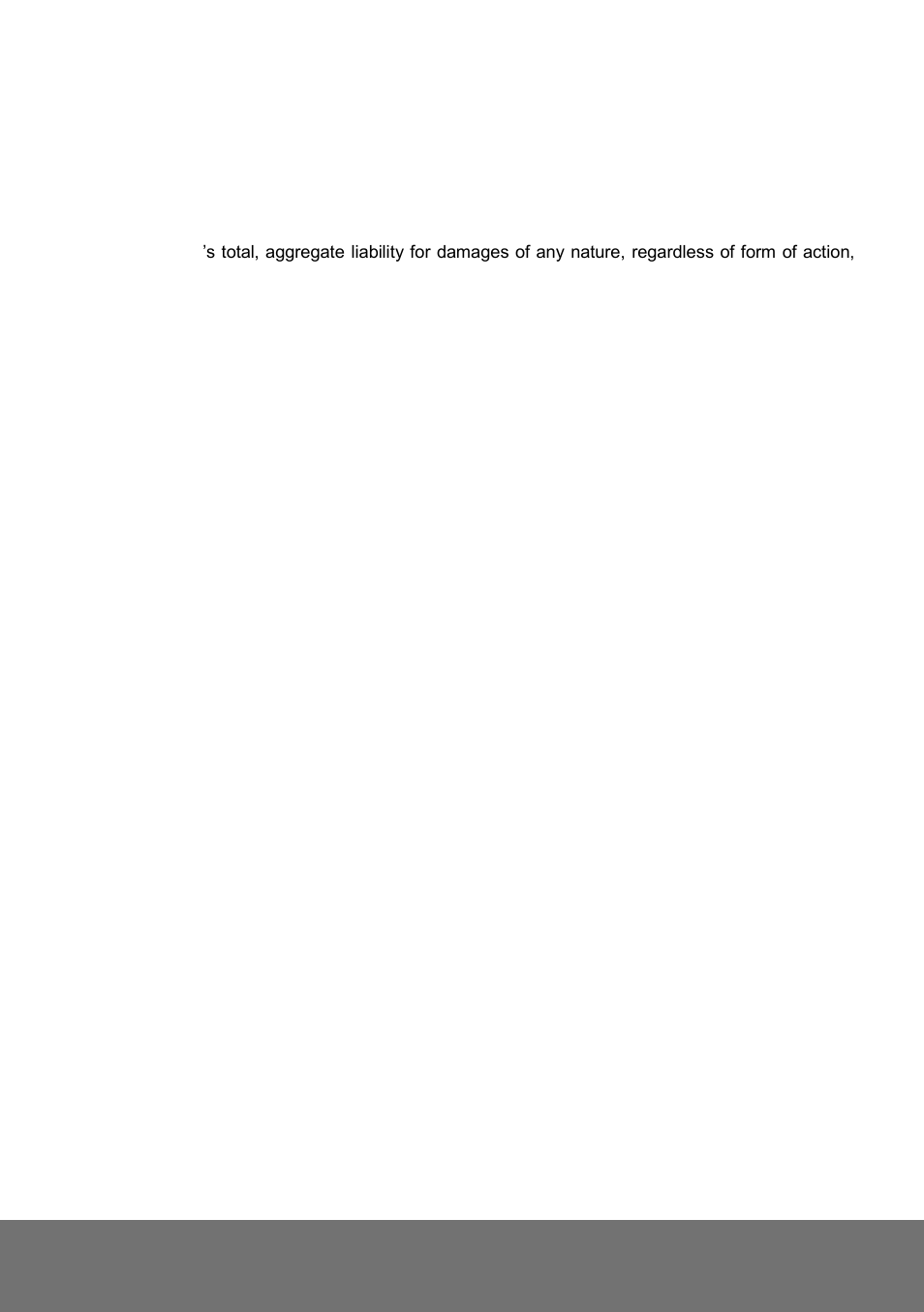 Limitation of liability, Governing law and your rights | AVer FD1020 quick guide User Manual | Page 24 / 24