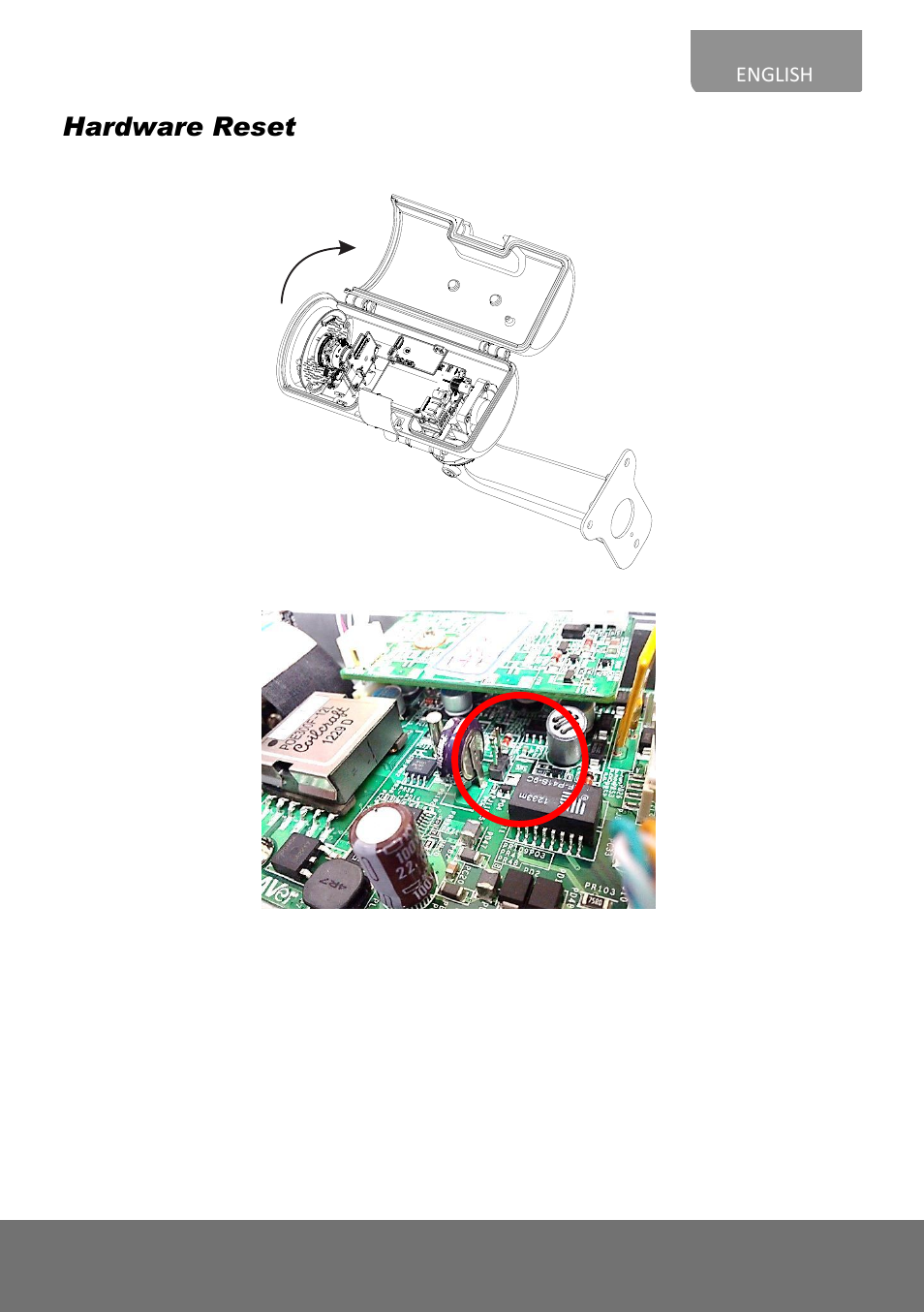 Hardware reset | AVer Rugged Bullet Installation Guide User Manual | Page 13 / 28