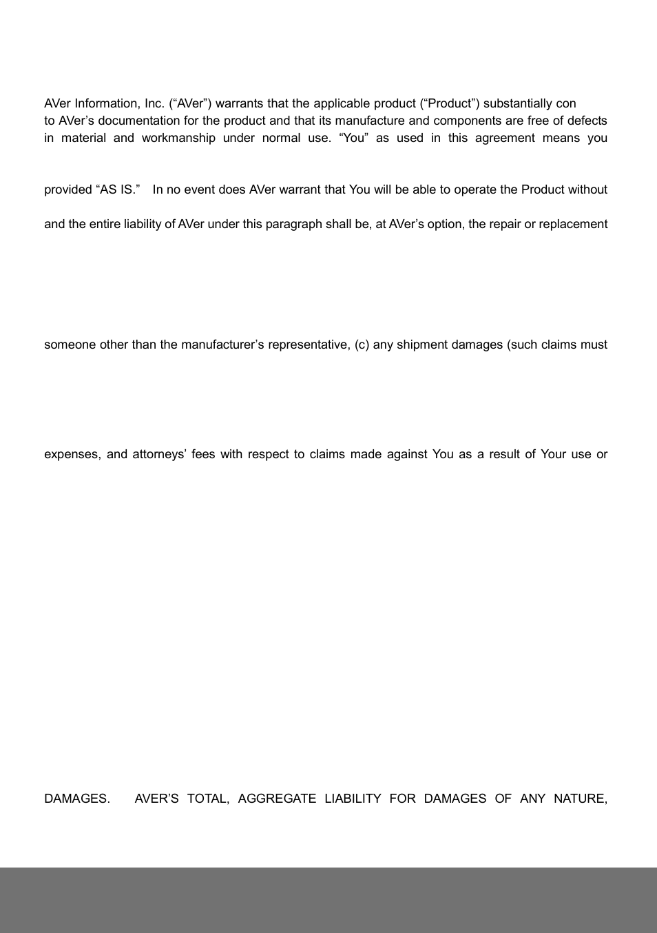 AVer Rugged Bullet Installation Guide User Manual | Page 27 / 28