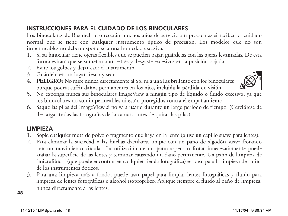 Bushnell 11-1210 User Manual | Page 106 / 108
