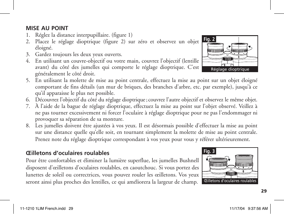 Bushnell 11-1210 User Manual | Page 33 / 108