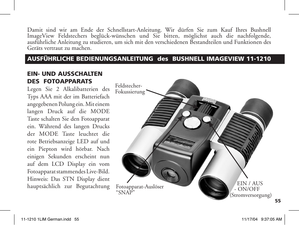 Bushnell 11-1210 User Manual | Page 41 / 108