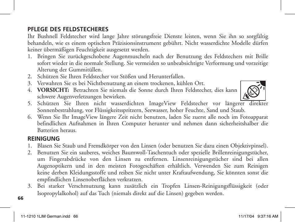 Bushnell 11-1210 User Manual | Page 52 / 108