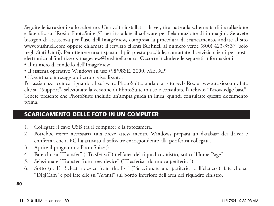 Bushnell 11-1210 User Manual | Page 66 / 108