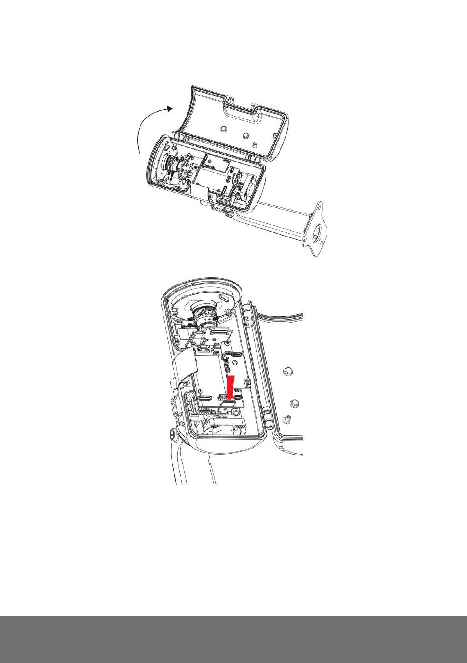 Insert microsd card to system, Nsert micro, Ard to | Ystem | AVer Rugged Bullet IP cam(E) Installation Guide User Manual | Page 12 / 24