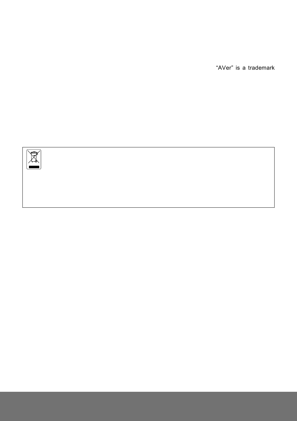 Copyright, Notice, Warning | AVer SD1306 user manual User Manual | Page 74 / 76