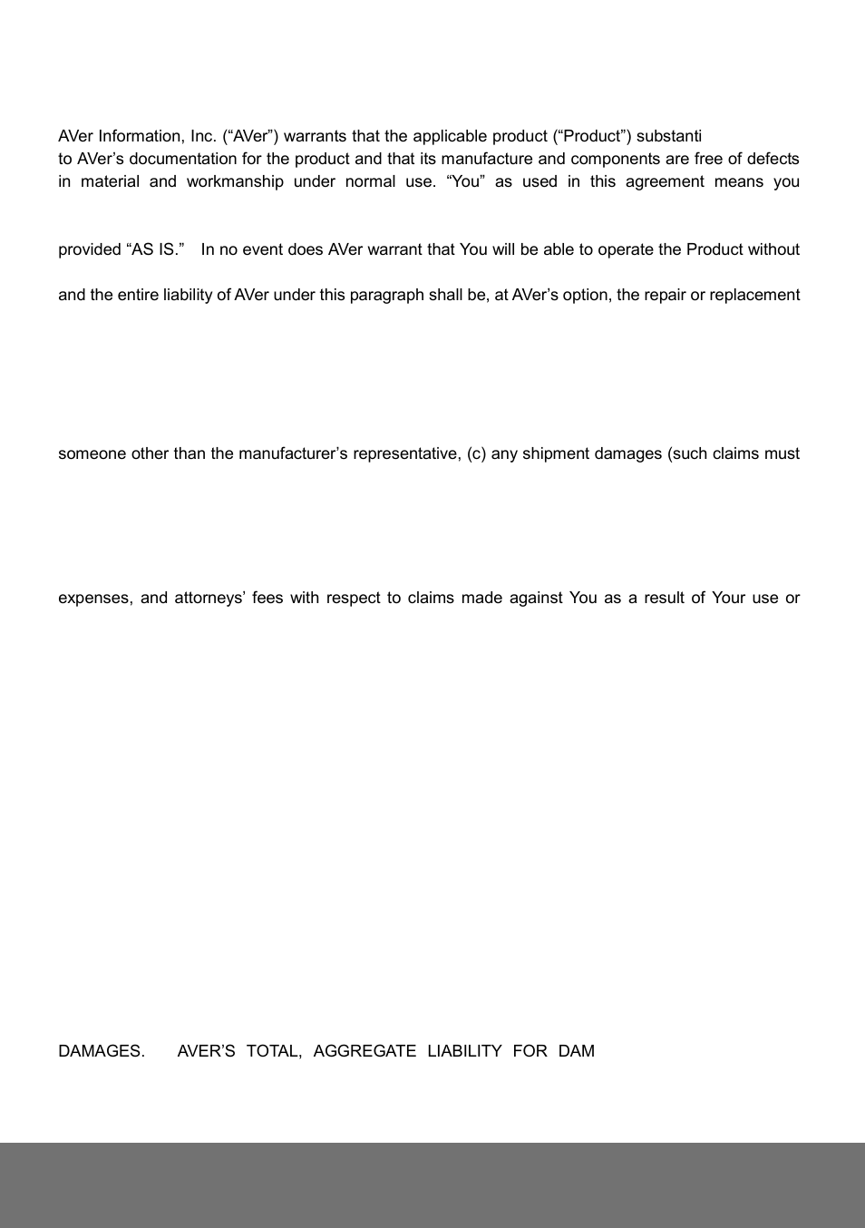 AVer SD1306 user manual User Manual | Page 75 / 76