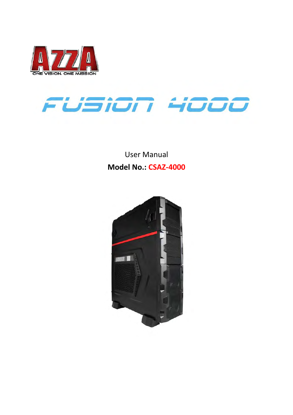 AZZA Fusion 4000 User Manual | 23 pages