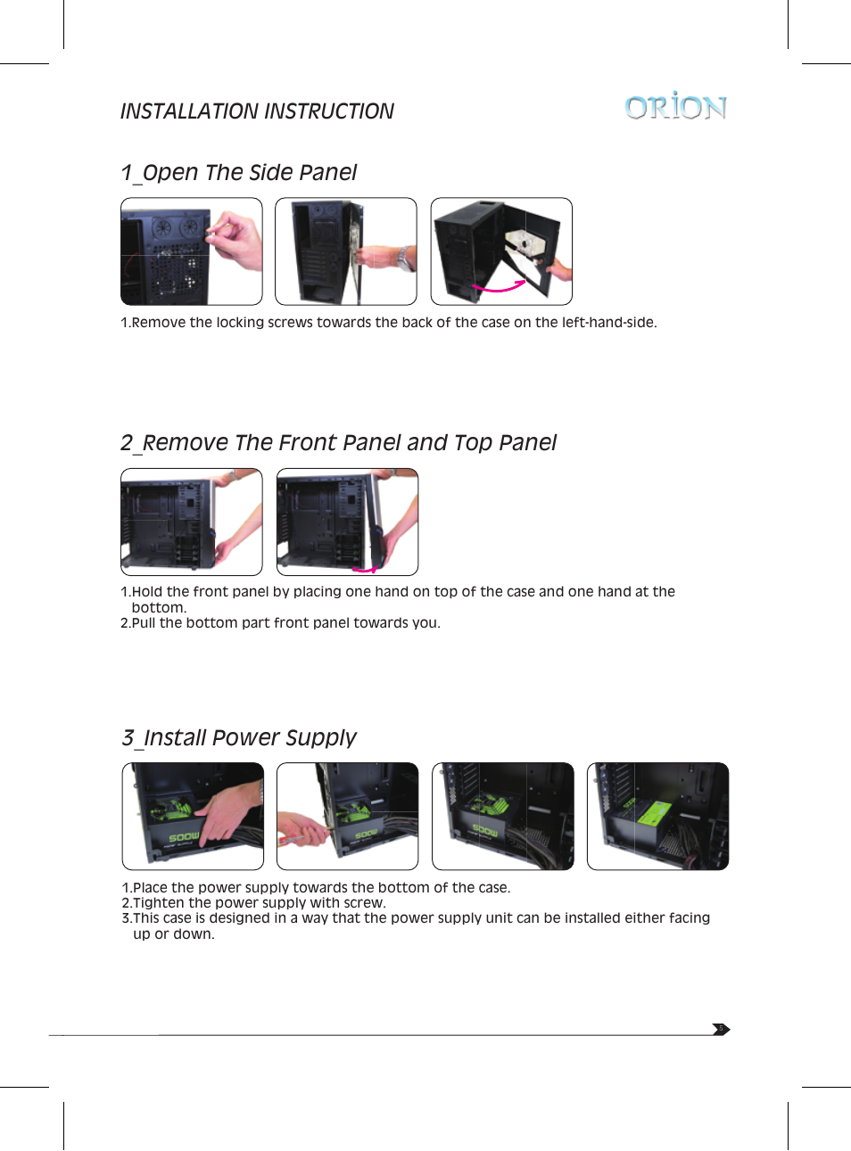 AZZA Orion 202EVO User Manual | Page 7 / 10