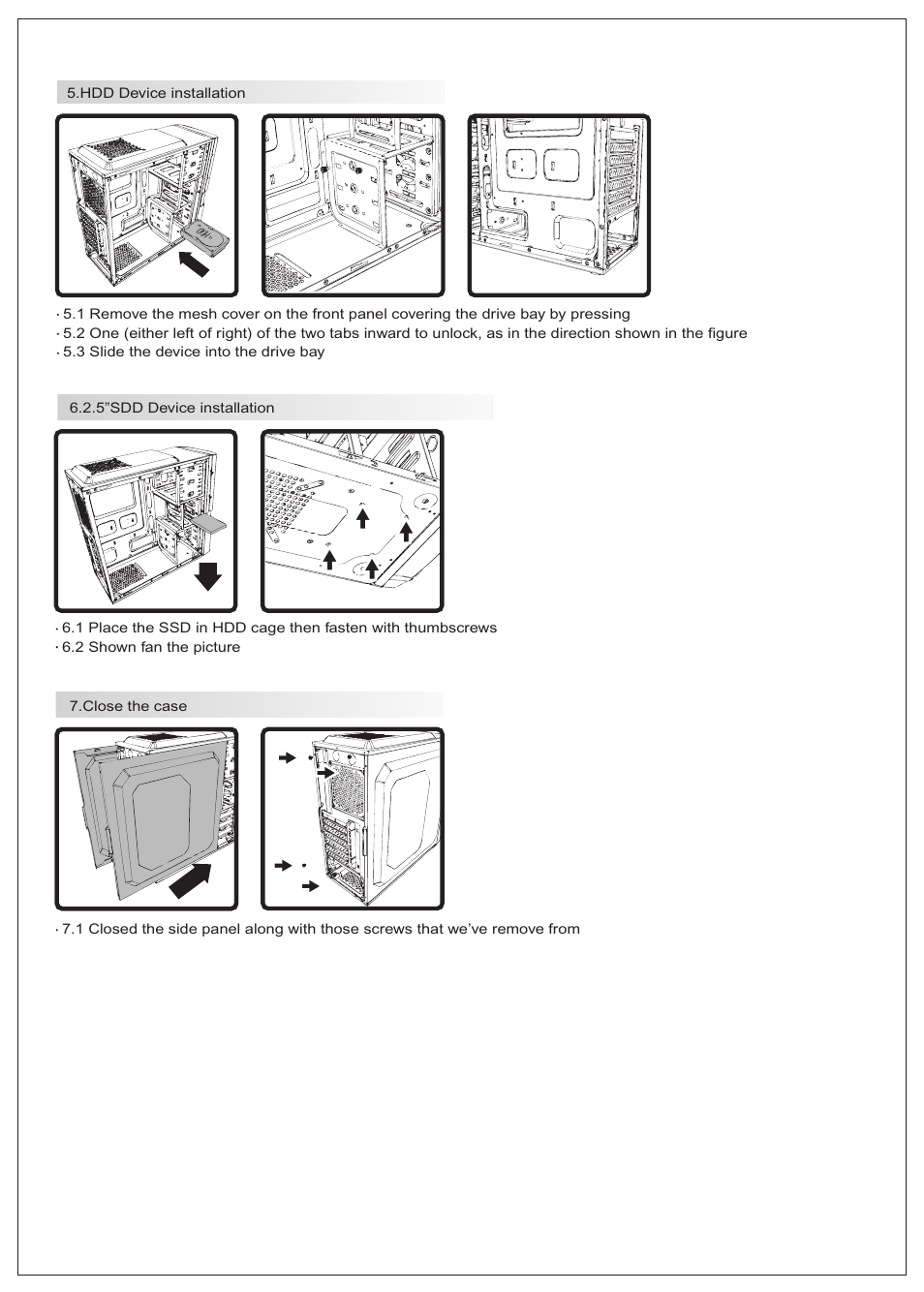 AZZA SIRIUS 206S User Manual | Page 7 / 8