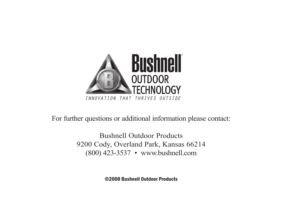 Bushnell ImageView 118331 User Manual | Page 16 / 16