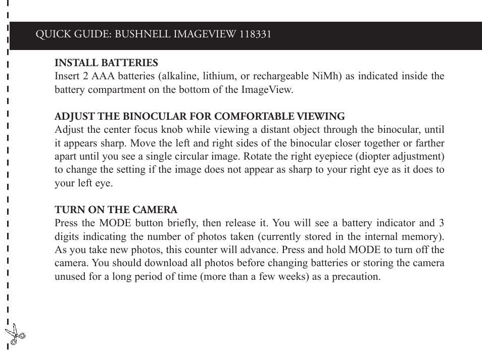 Bushnell ImageView 118331 User Manual | Page 3 / 16