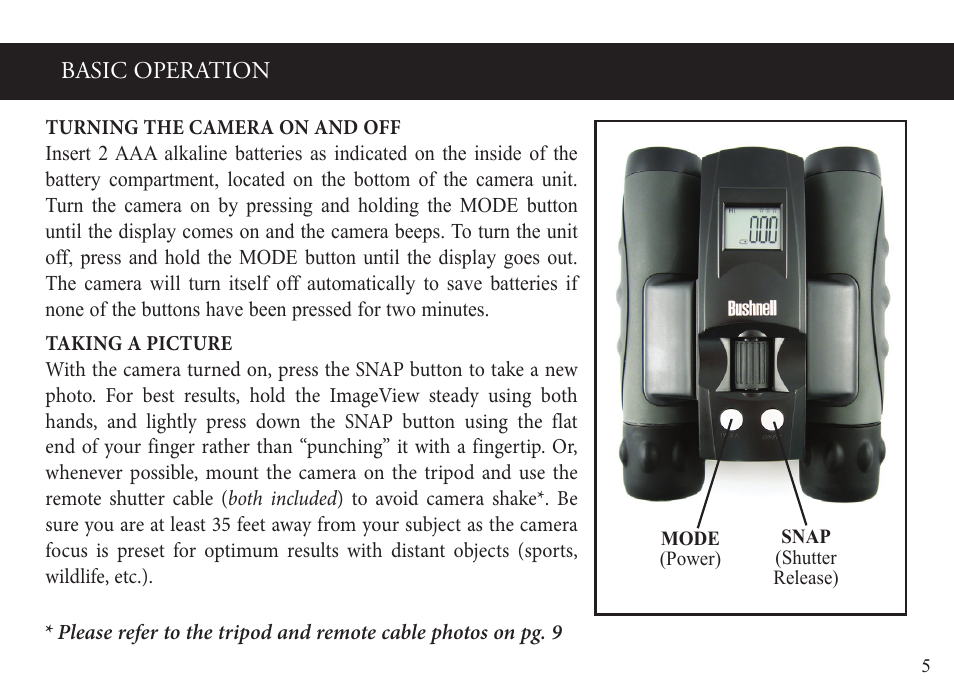 Bushnell ImageView 118331 User Manual | Page 5 / 16