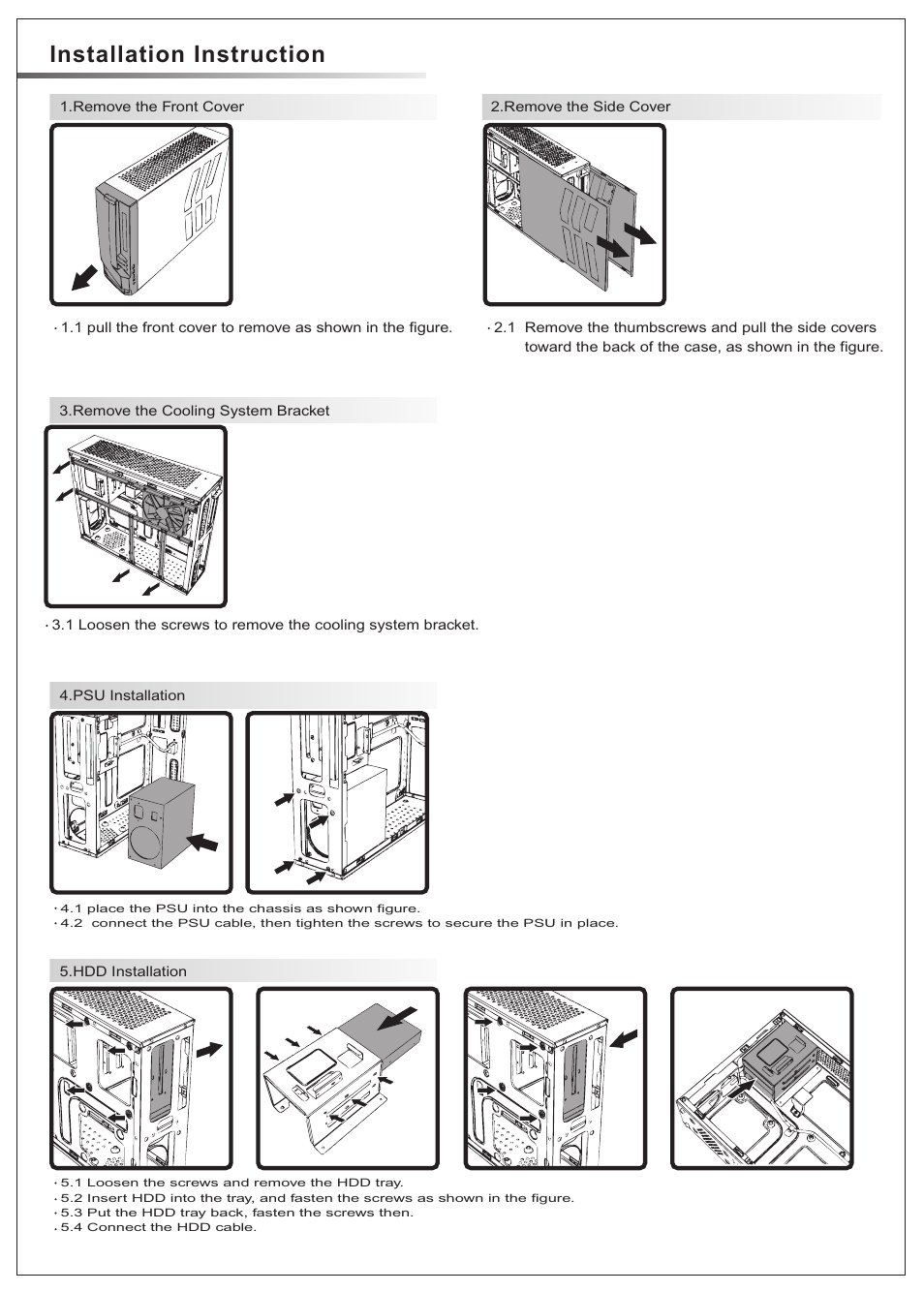 Installation instruction | AZZA Z User Manual | Page 6 / 8