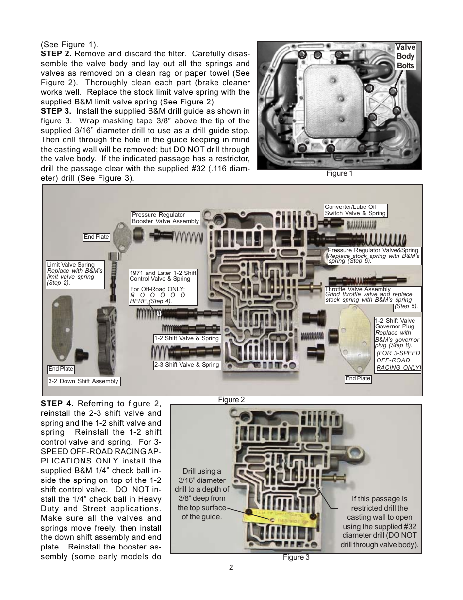 B&M 10228 TRANSPAK User Manual | Page 2 / 8
