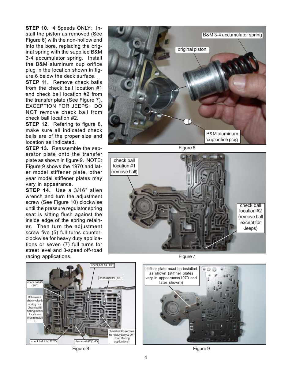 B&M 10228 TRANSPAK User Manual | Page 4 / 8