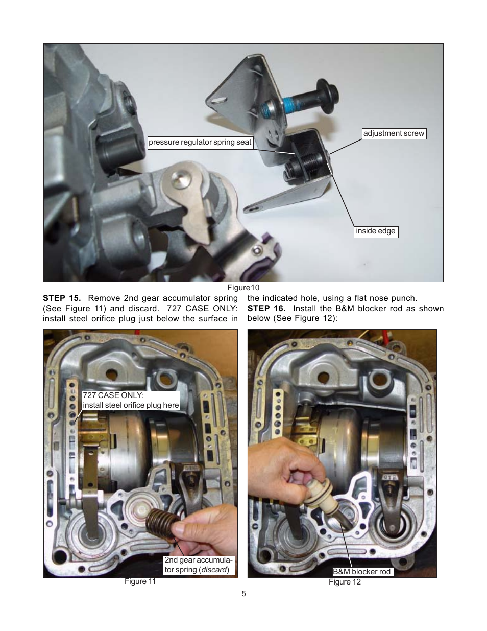 B&M 10228 TRANSPAK User Manual | Page 5 / 8
