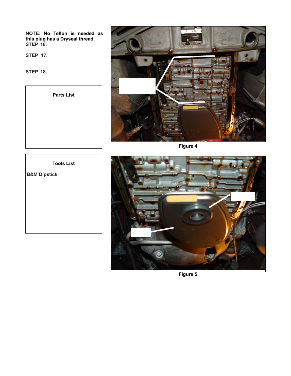 B&M 10300 DEEP PAN, CHRYSLER NAG-1 User Manual | Page 3 / 3