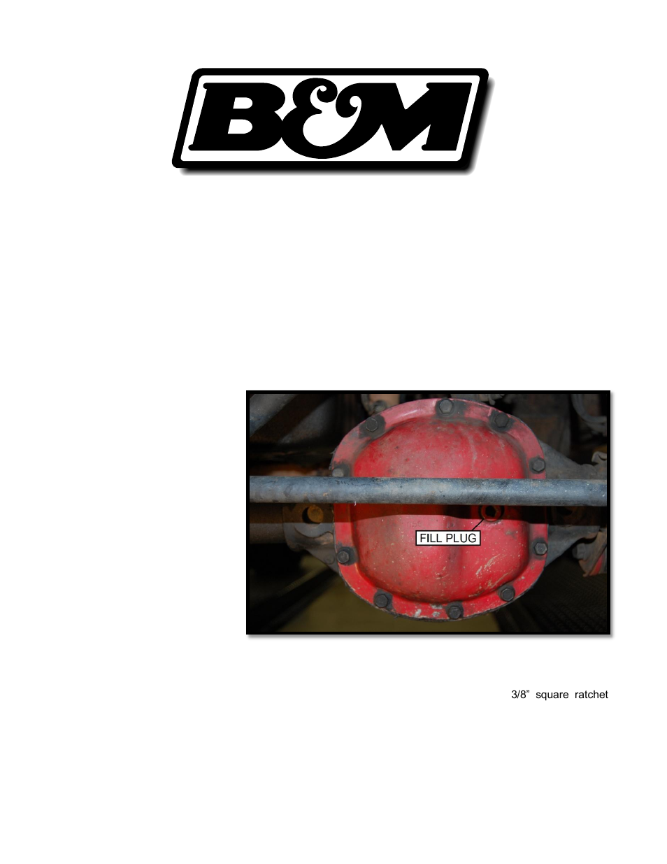 B&M 10310 CAST ALUMINUM FRONT END COVER FOR DANA 30 IS CONSTRUCTED OF A356.0-T6 ALUMINUM. THIS RUGGED UNIT DIS User Manual | 2 pages