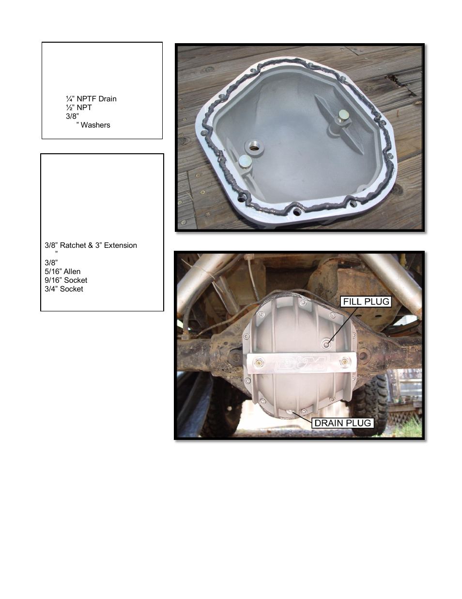 B&M 10314 DANA 60/70 COVER WAS DESIGNED TO FIT BOTH DANA 60 AND DANA 70 DIFFERENTIALS. CONSTRUCTED OF A356.0-T User Manual | Page 3 / 3