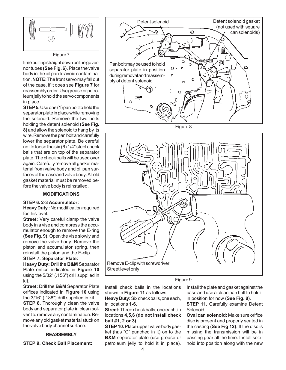 B&M 20260 SHIFT IMPROVER KIT User Manual | Page 4 / 6