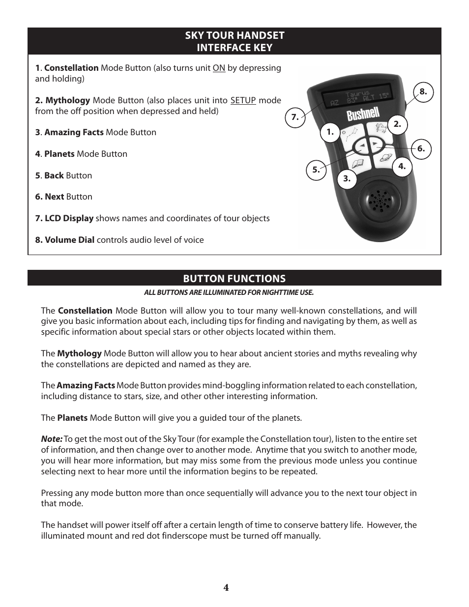 Bushnell VOYAGER 789946 User Manual | Page 4 / 76