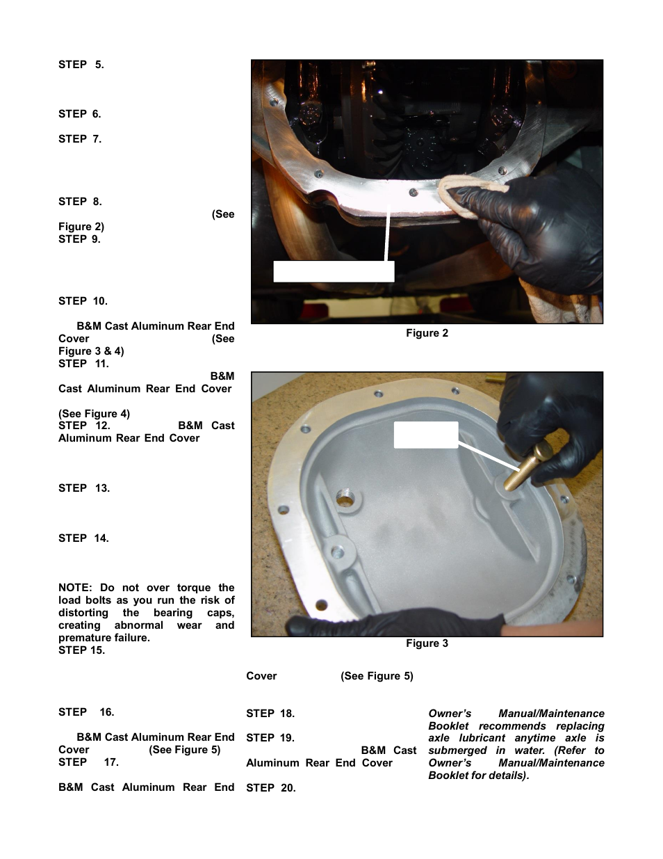 B&M 40297 CAST ALUMINUM REAR END COVER, FORD 8.8 User Manual | Page 2 / 3