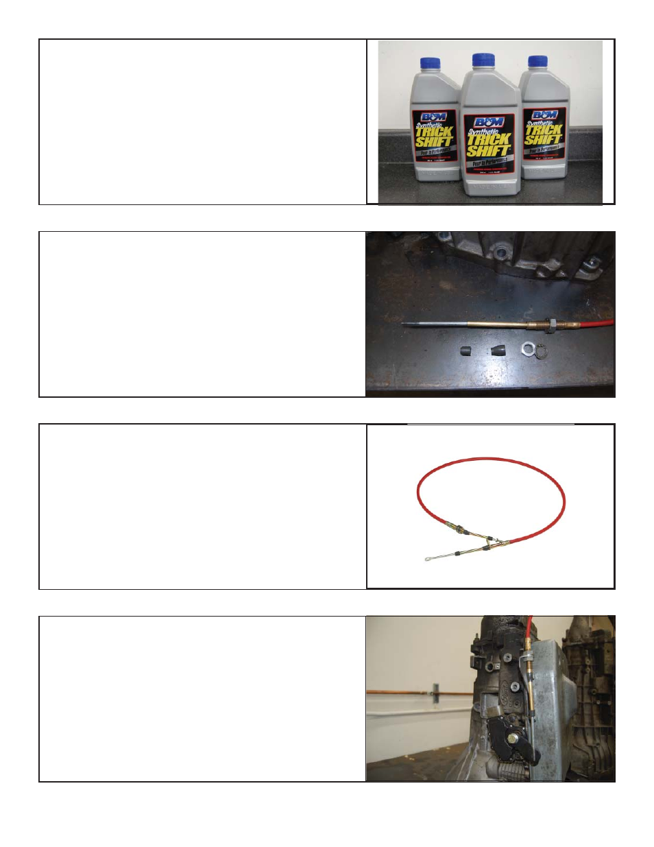 B&M 40504 BRACKET AND LEVER KIT, 4R70W User Manual | Page 6 / 7