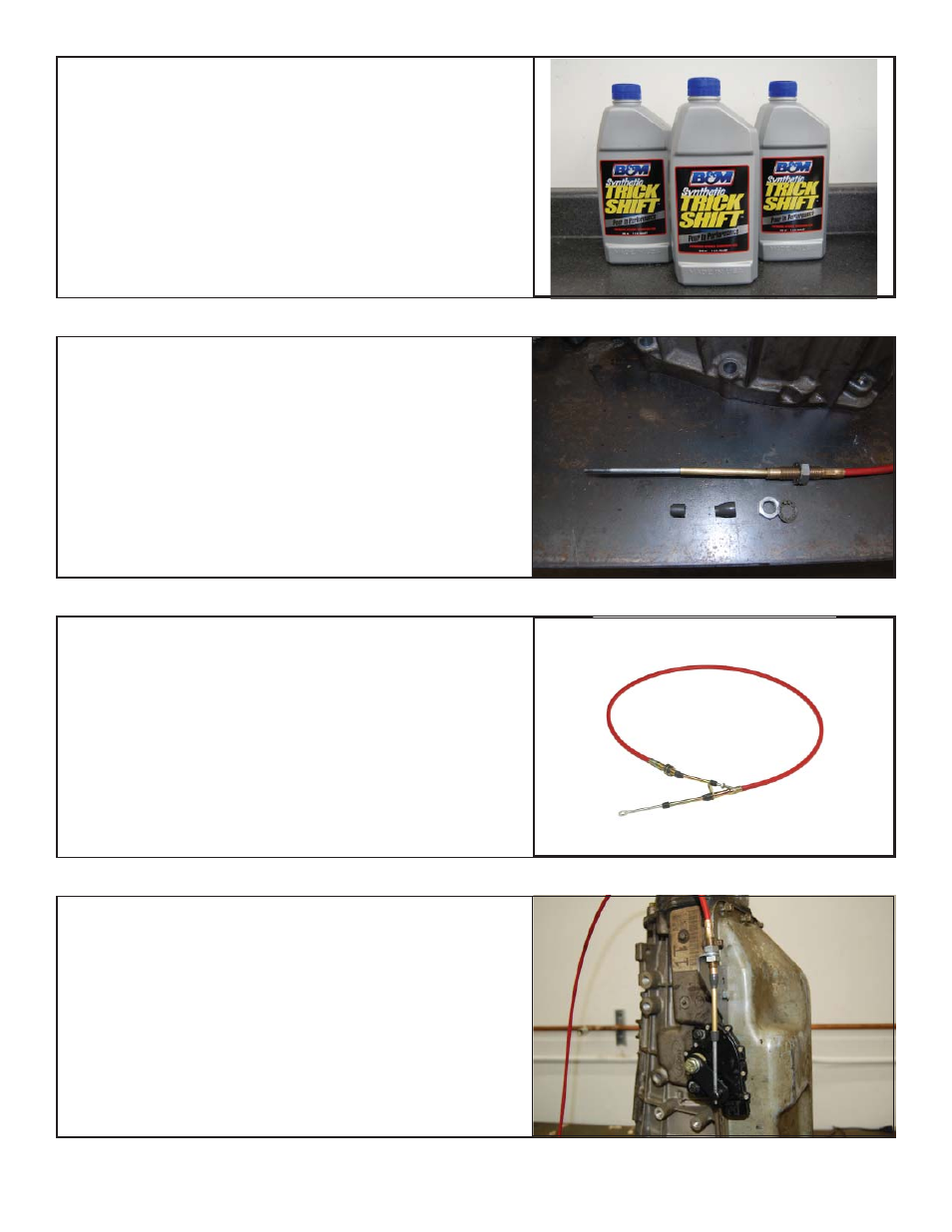 B&M 40505 BRACKET AND LEVER KIT, 4R100/E40D User Manual | Page 6 / 7