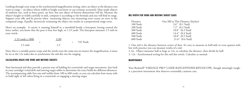 Bushnell LASER 20-4124 User Manual | Page 12 / 86