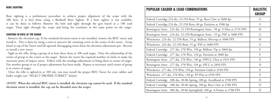 Bushnell LASER 20-4124 User Manual | Page 9 / 86