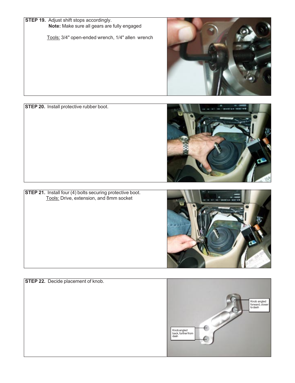 B&M 45070 PRO RIPPER SHIFTER - MUST W/T5 & T45 User Manual | Page 7 / 9