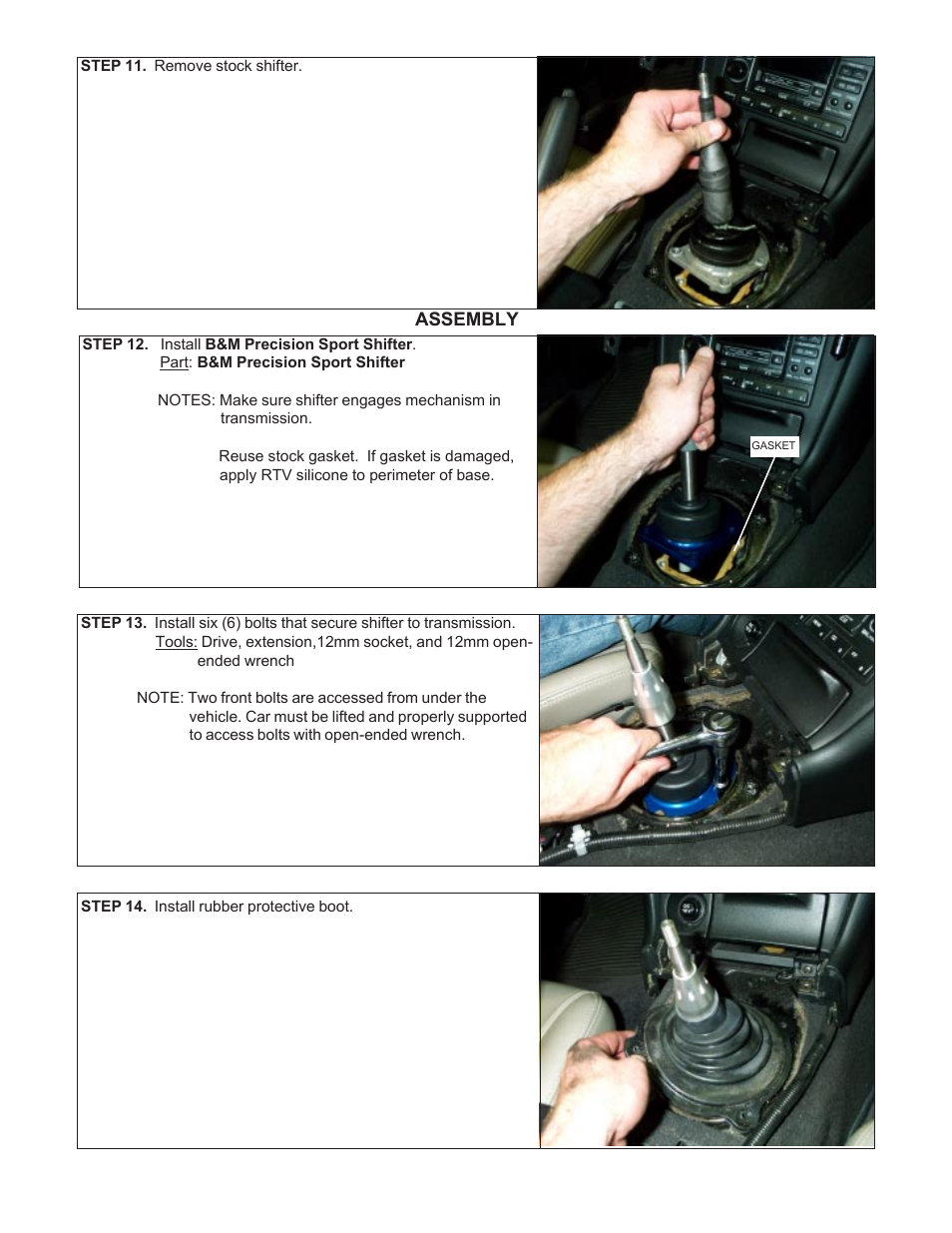B&M 45088 PRECISION SPORT SHIFTER - 88 - 99 NISSAN 240SX User Manual | Page 5 / 7