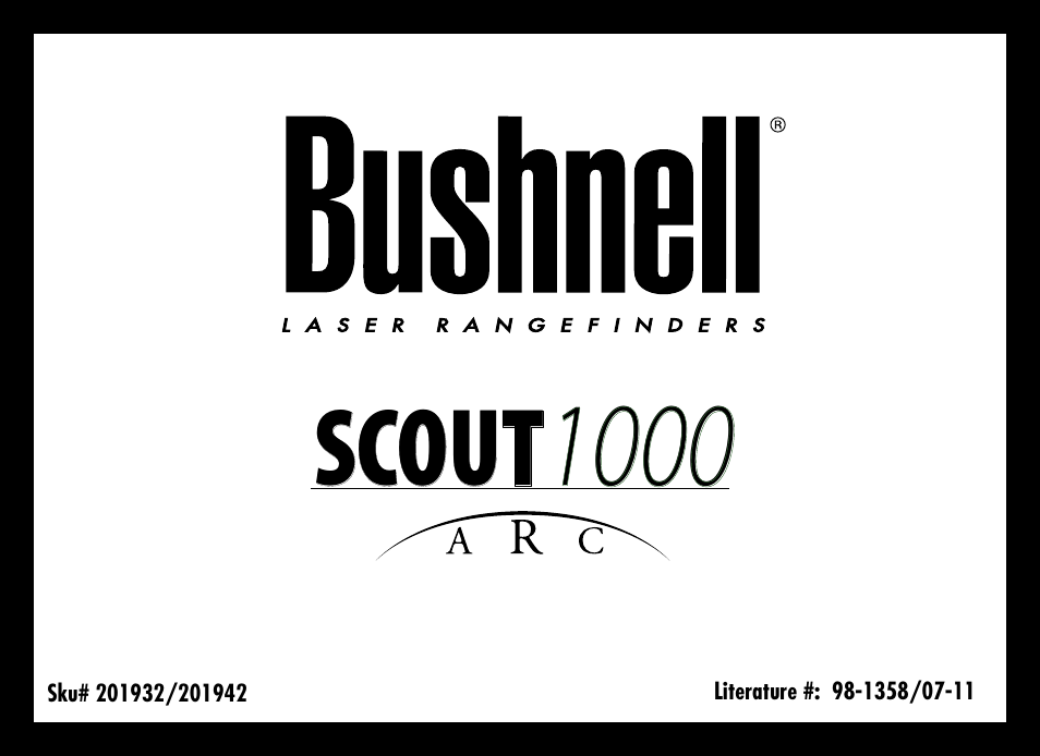 Bushnell 1000 User Manual | 155 pages