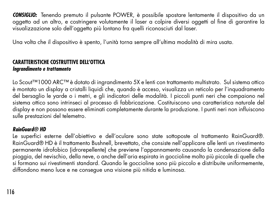 Bushnell 1000 User Manual | Page 116 / 155