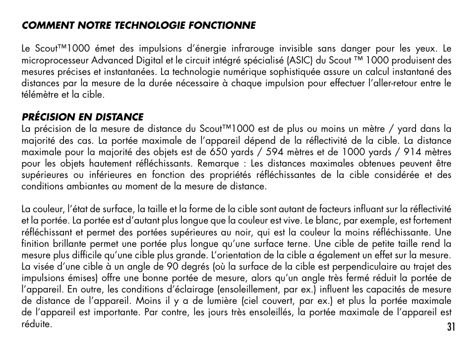 Bushnell 1000 User Manual | Page 31 / 155