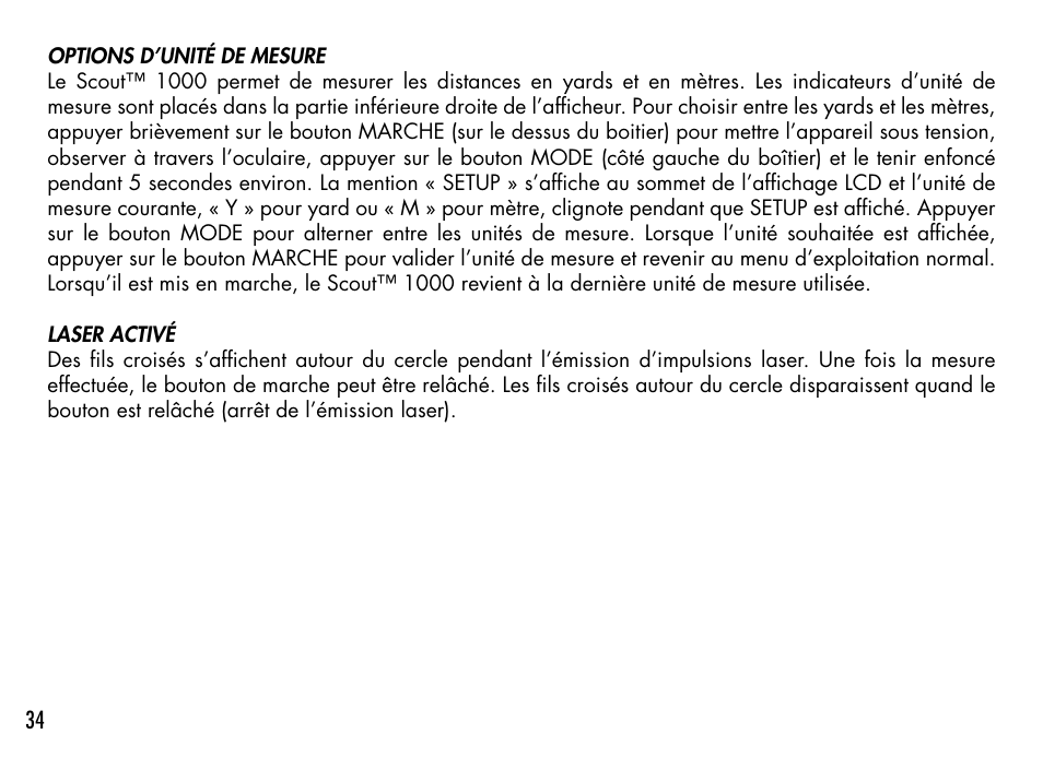 Bushnell 1000 User Manual | Page 34 / 155