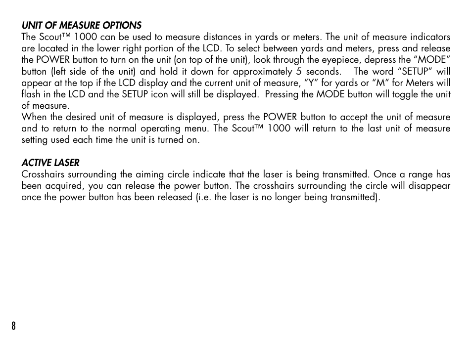 Bushnell 1000 User Manual | Page 8 / 155