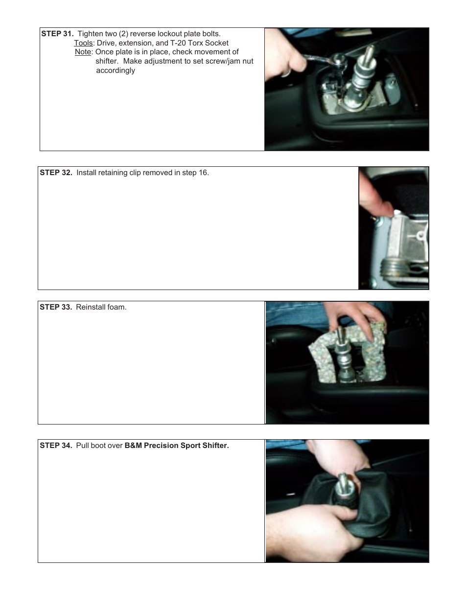 B&M 45114 PRECISION SPORT SHIFTER - 00 - 05 VW GOLF User Manual | Page 10 / 15