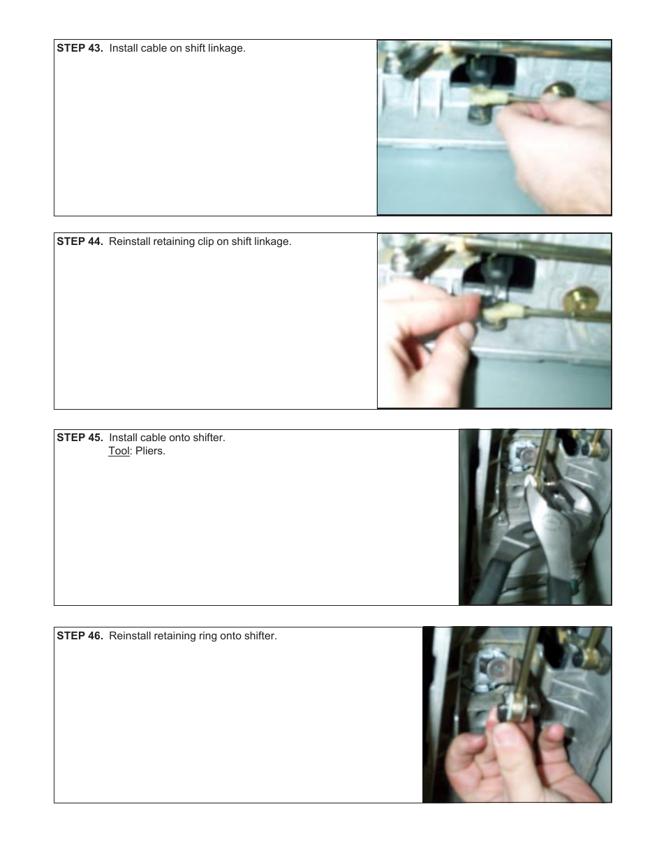 B&M 45114 PRECISION SPORT SHIFTER - 00 - 05 VW GOLF User Manual | Page 13 / 15