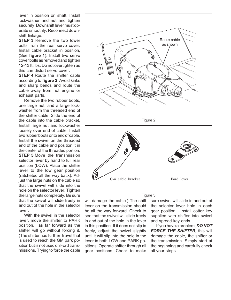 B&M 50498 BRACKET AND LEVER KIT User Manual | Page 2 / 2