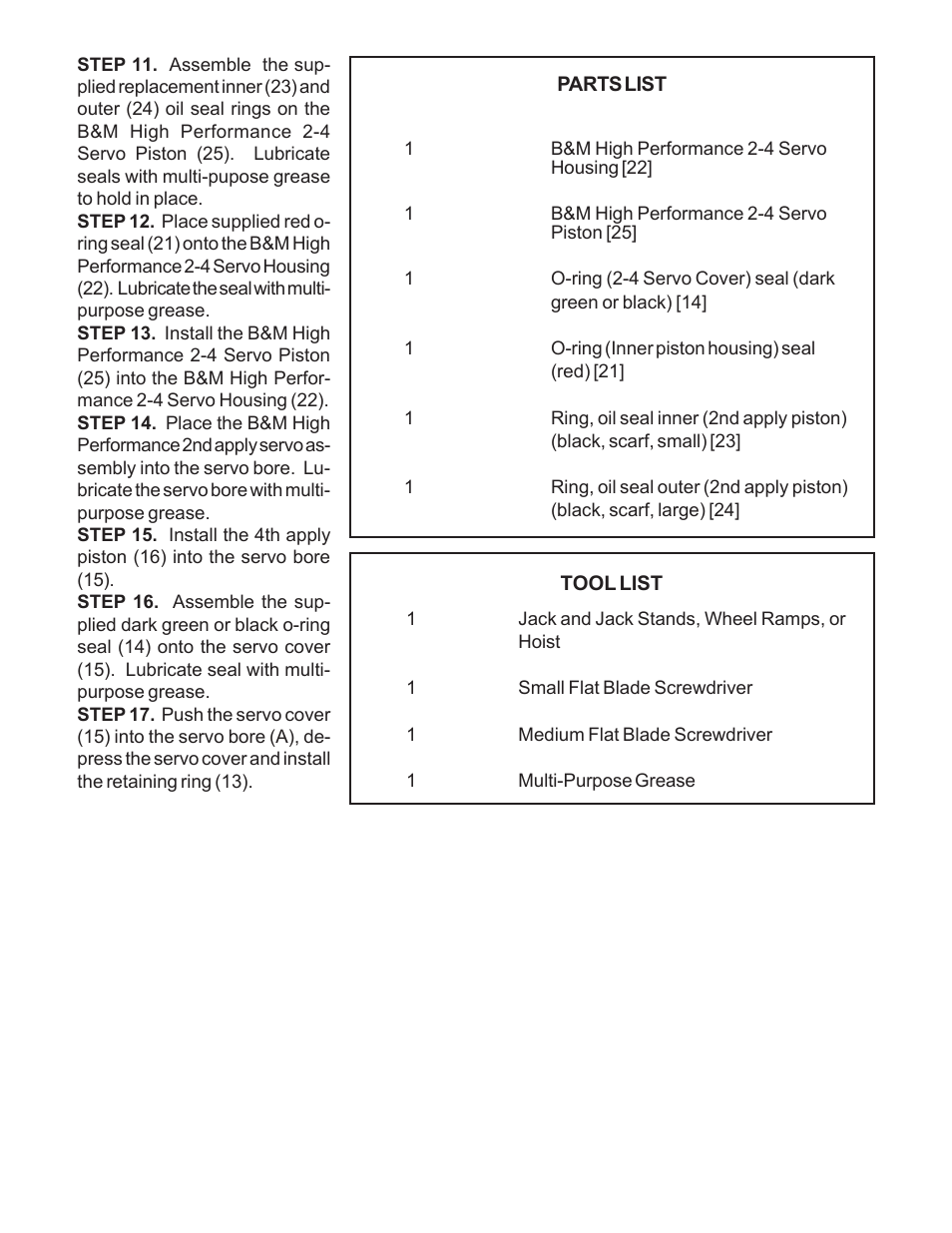 B&M 70225 HI PERF SERVO User Manual | Page 3 / 3