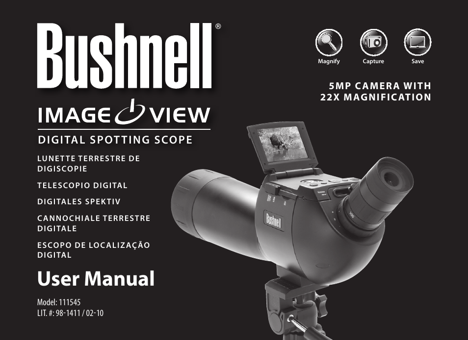 Bushnell Image View 111545 User Manual | 124 pages
